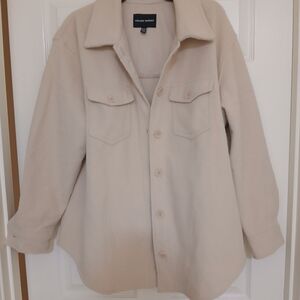 Hilary Radley Cream Utility Jacket
